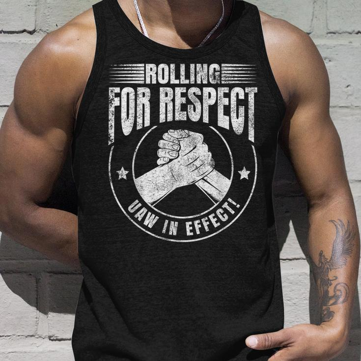 Uaw Worker Rolling For Respect Uaw In Effect Union Laborer Tank Top Gifts for Him