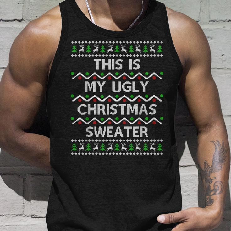 This Is My Ugly Sweater Christmas Pajama Tank Top Gifts for Him