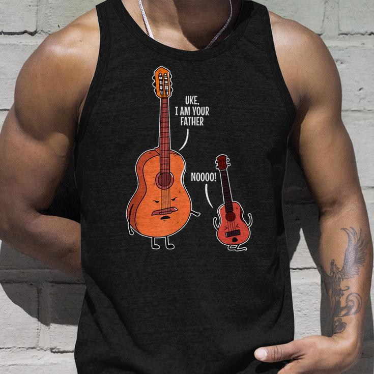 Uke I Am Your Father For Ukulele Musicians Unisex Tank Top Gifts for Him