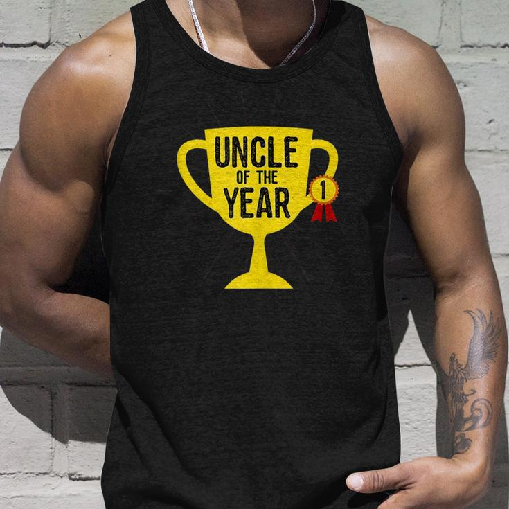 Uncle Of The Year Worlds Best Award Gift Apparel Unisex Tank Top Gifts for Him