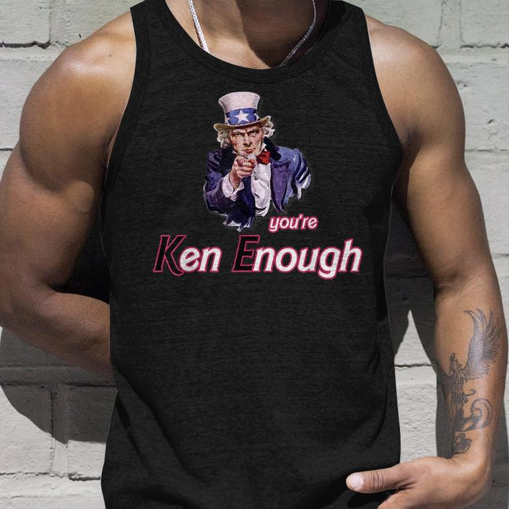 Uncle Sam Enough I Am Enough I'm Ken I Am Ken Kenenoug Tank Top Gifts for Him