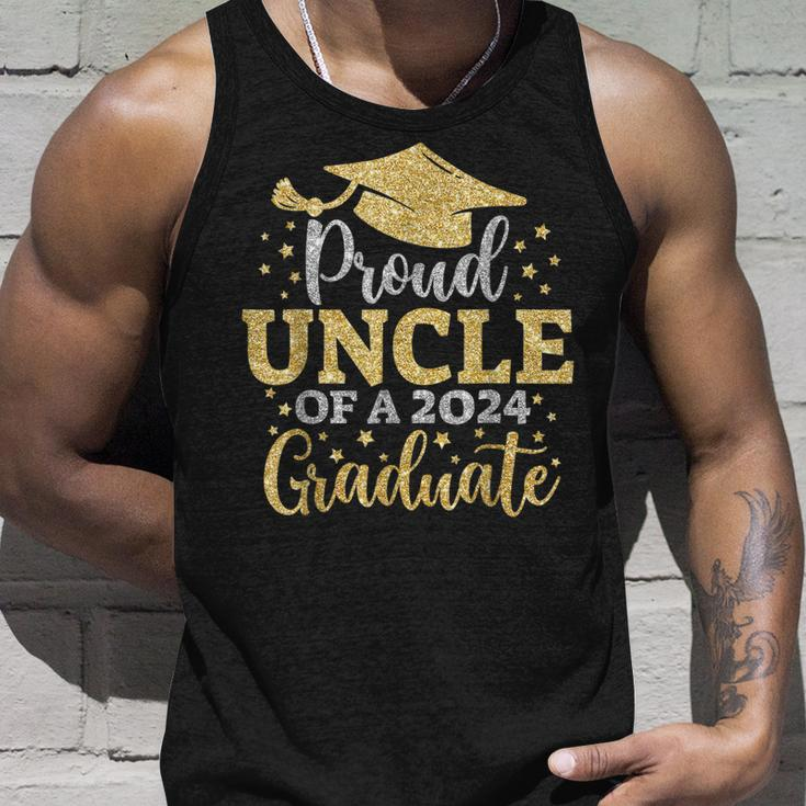 Uncle Senior 2024 Proud Uncle Of A Class Of 2024 Graduate Unisex Tank Top Gifts for Him