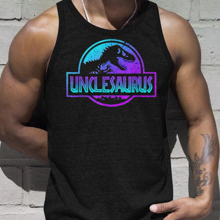 Unclesaurus Dinosaur Rex Father Day For Dad Tank Top Gifts for Him