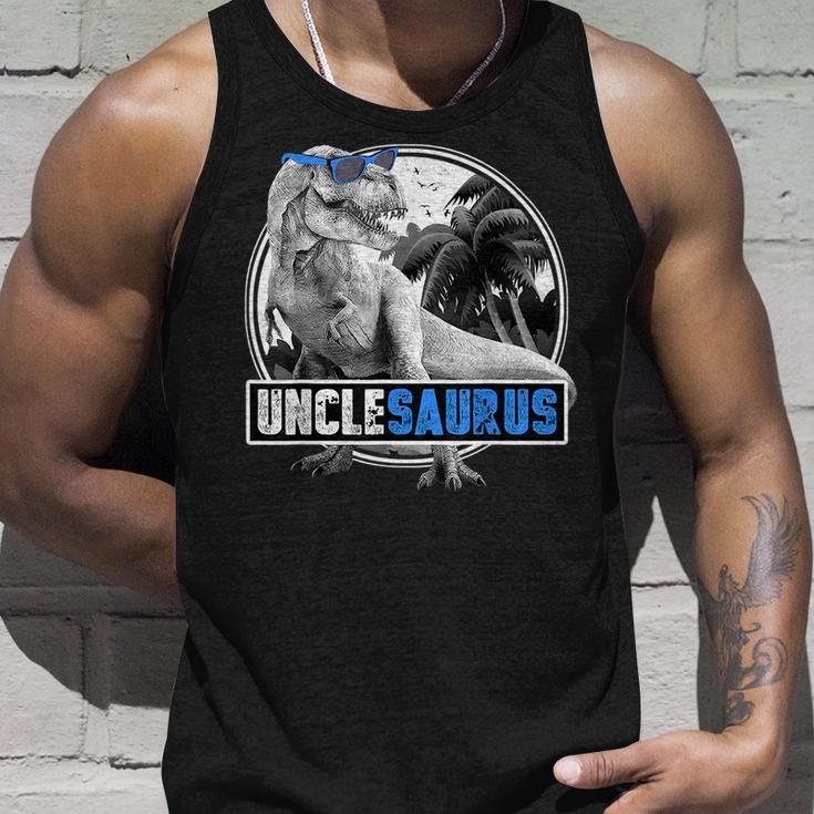 Unclesaurus Rex Dinosaur Uncle Saurus Unisex Tank Top Gifts for Him