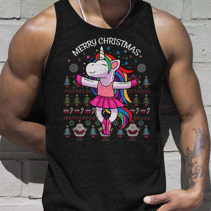 Unicorn Ugly Christmas Sweater For X-Mas Tank Top Gifts for Him