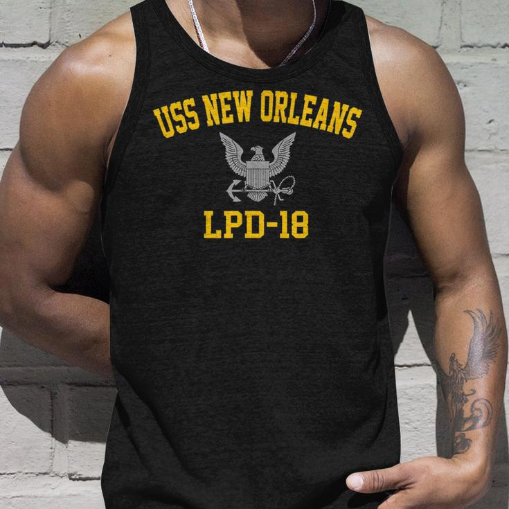 Uss New Orleans Lpd18 Unisex Tank Top Gifts for Him