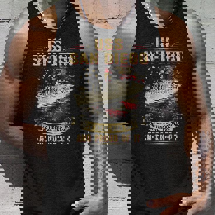 Uss San Diego Afs6 Unisex Tank Top Gifts for Him