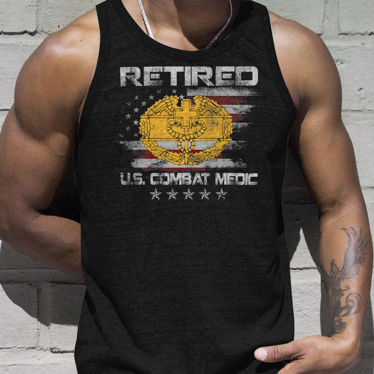 Veteran Vets US Army Retired Combat Medic Proud Veteran Medical Military 149 Veterans Unisex Tank Top Gifts for Him