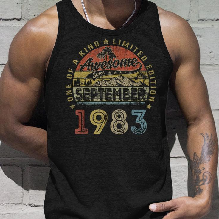 Vintage 40Th Birthday Legend Since September 1983 For Tank Top Gifts for Him