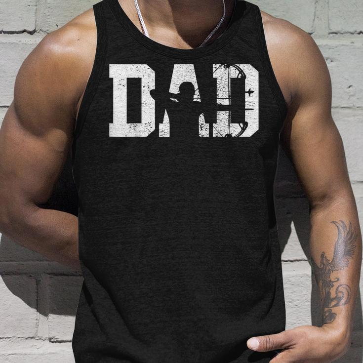 Vintage Archery Bow Hunting Dad Hunter Fathers Day Unisex Tank Top Gifts for Him
