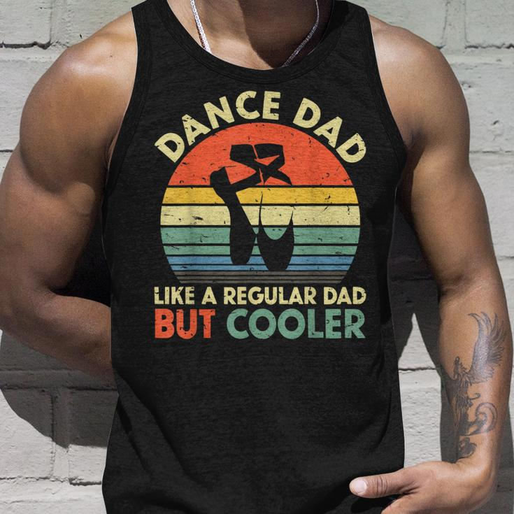 Vintage Retro Dance Dad Like A Regular Dad But Cooler Daddy Tank Top Gifts for Him