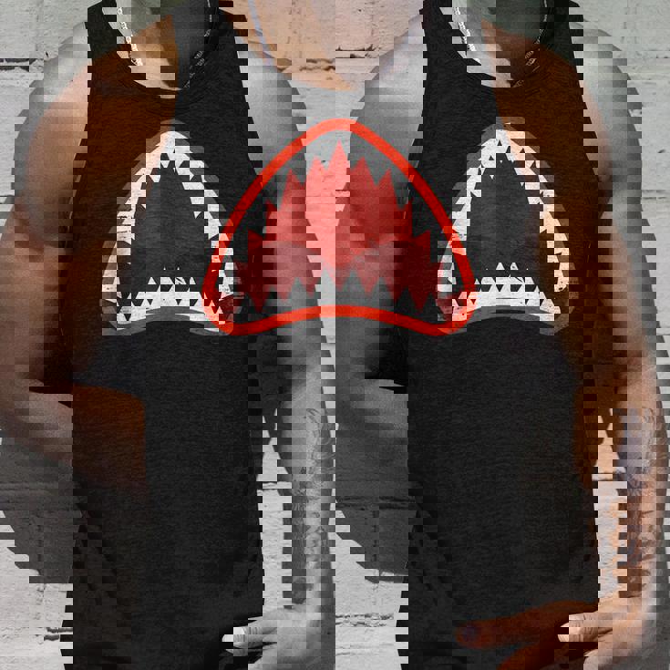 Vintage Shark With Open Mouth Tank Top Gifts for Him