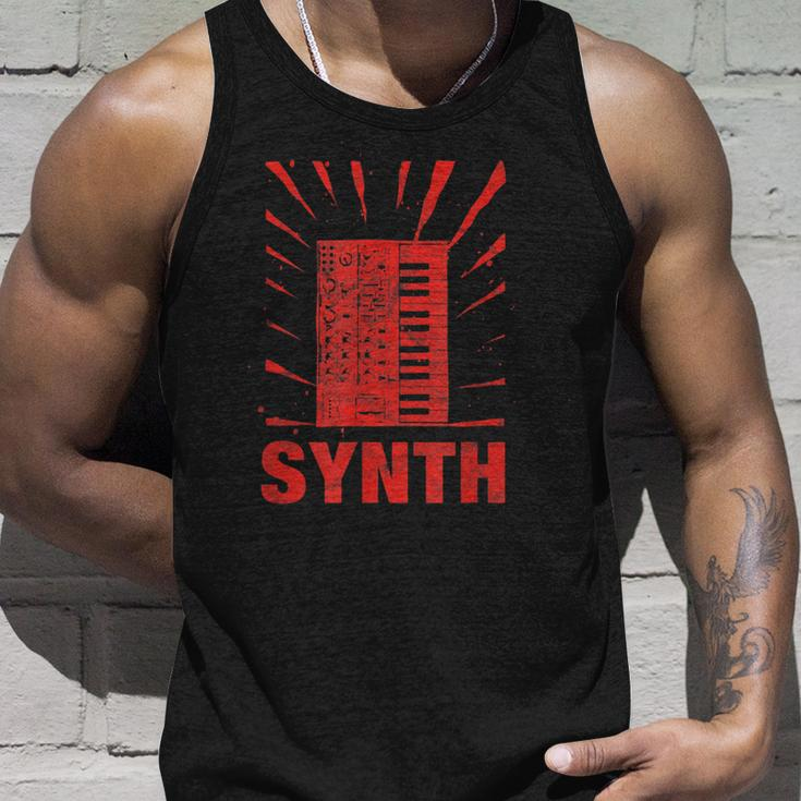 Vintage Synthesizer Analog - Synth Nerd Retro Unisex Tank Top Gifts for Him