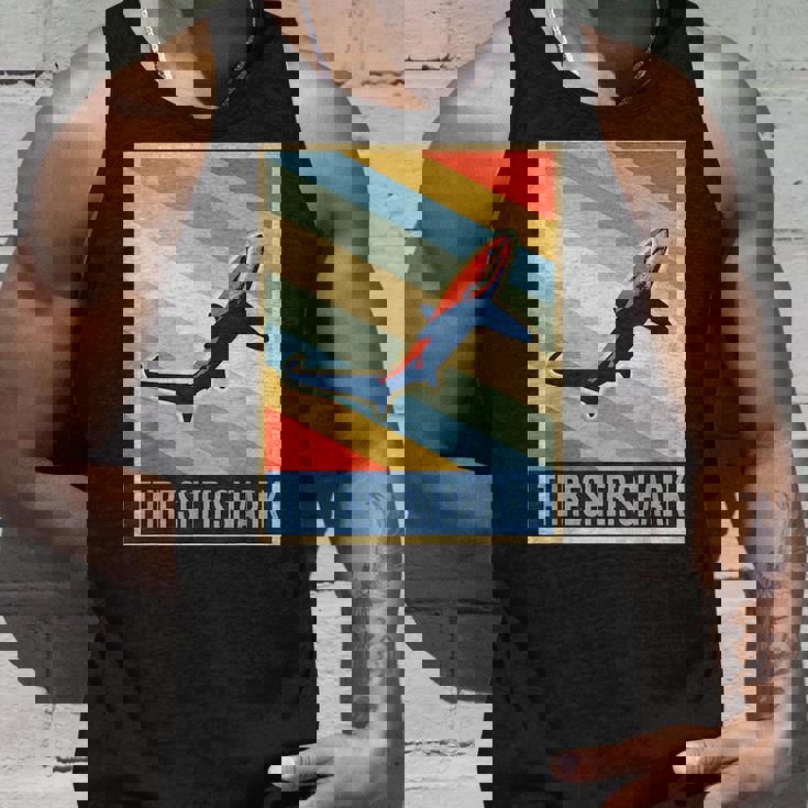 Vintage Thresher Shark Gifts For Shark Lovers Funny Gifts Unisex Tank Top Gifts for Him