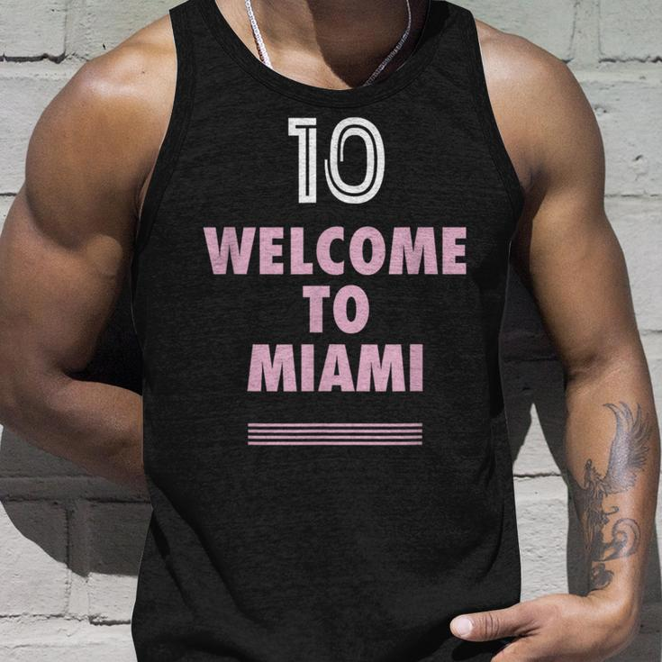 Welcome To Miami 10 - Goat Unisex Tank Top Gifts for Him