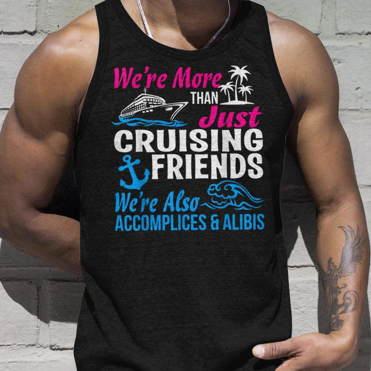 Were More Than Just Cruising Friends Funny Vacation Summer Gift For Women Unisex Tank Top Gifts for Him