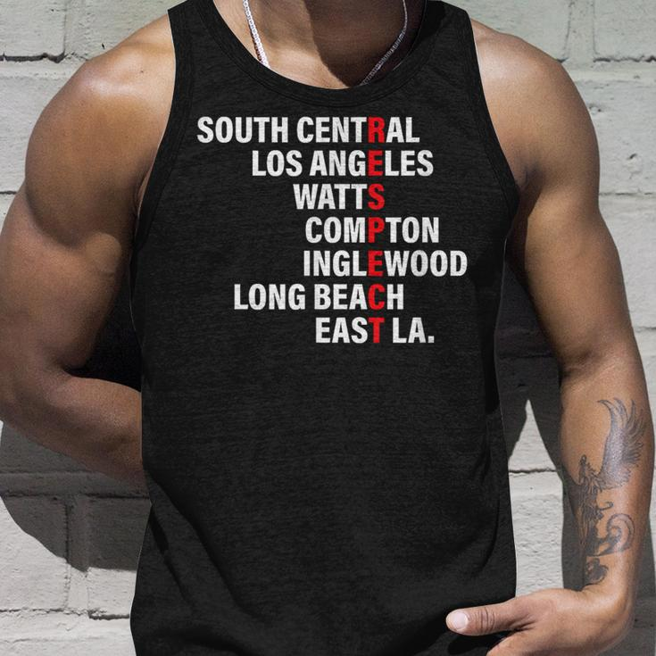 West Side Respect Los Angeles Watts Compton Long Beach Tank Top Gifts for Him