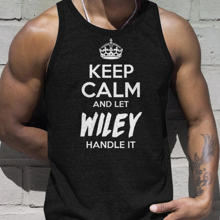Wiley Name Gift Keep Calm And Let Wiley Handle It Unisex Tank Top Gifts for Him