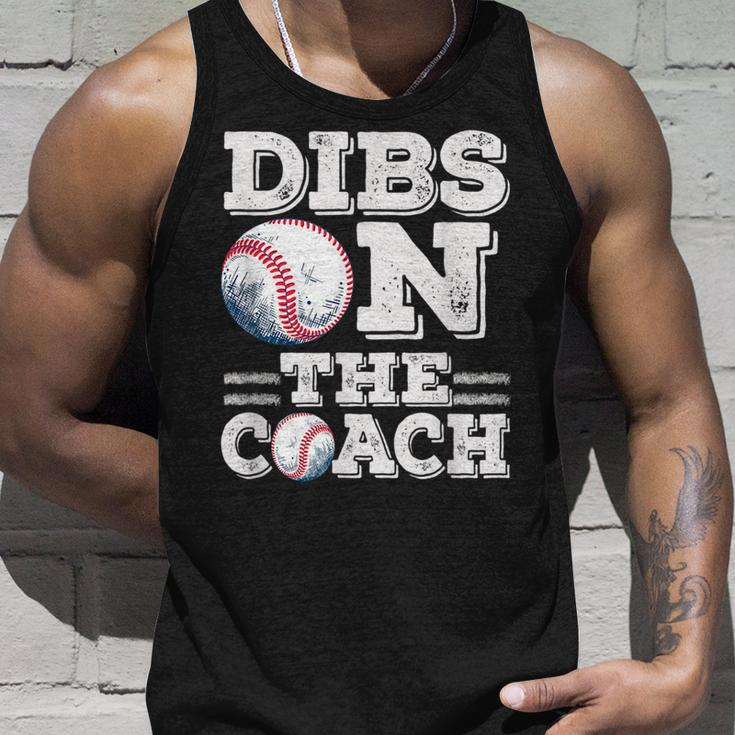 Woive Got Dibs On The Coach Baseball Coach Baseball Tank Top Gifts for Him
