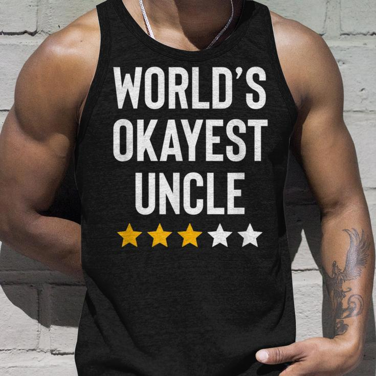 Worlds Okayest Uncle From Niece Nephew Favorite Uncle Tank Top Gifts for Him