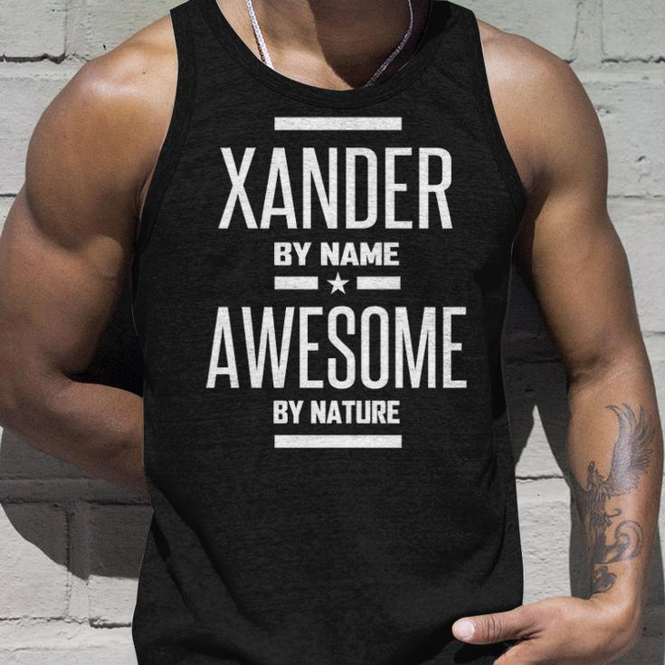 Xander Name Gift Xander Awesome By Nature Unisex Tank Top Gifts for Him