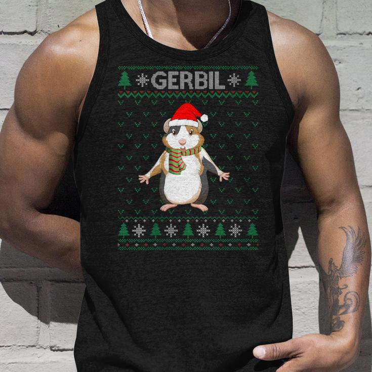 Xmas Gerbil Ugly Christmas Sweater Party Tank Top Gifts for Him
