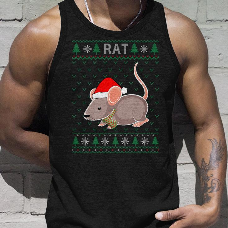 Xmas Rat Ugly Christmas Sweater Party Tank Top Gifts for Him