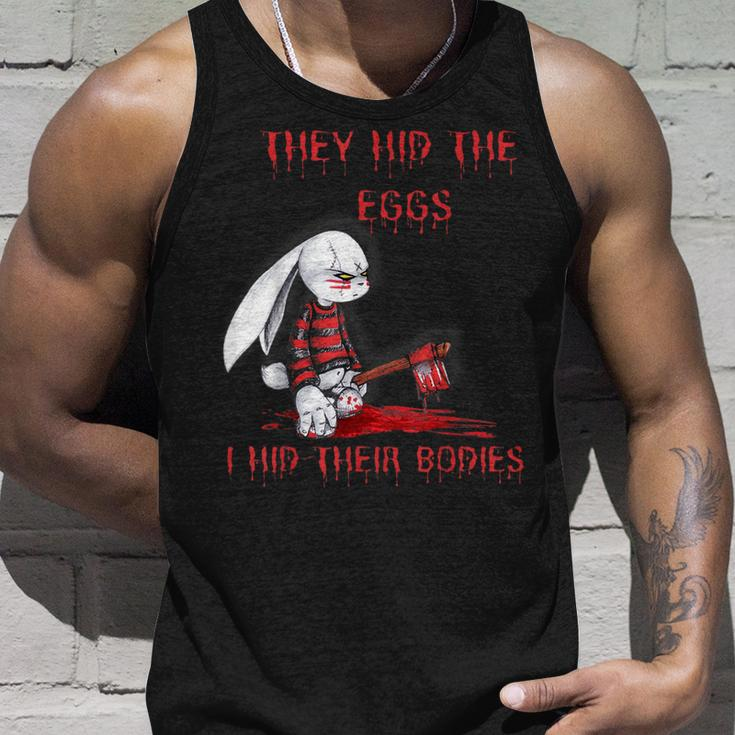 They Hid The Eggs Horror Easter Horror Bunny Easter Tank Top Gifts for Him