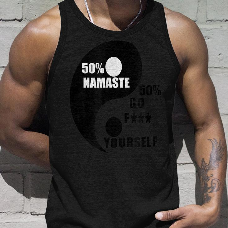 Yin Yang Namaste Unisex Tank Top Gifts for Him