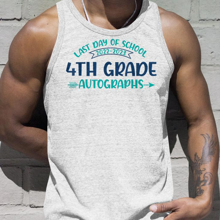 2023 Last Day Of School Autograph 4Th Grade Graduation Party Tank Top Gifts for Him