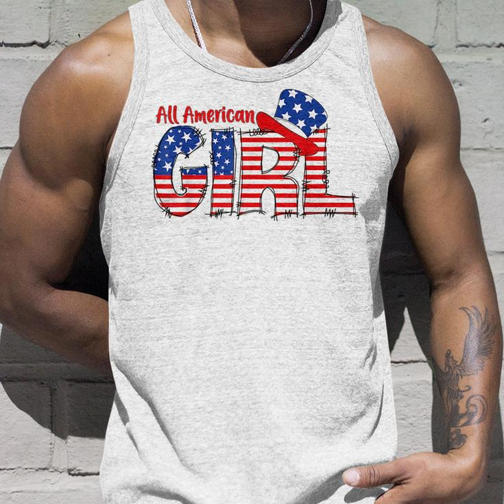 All American Girl Matching Family Fourth 4Th Of July Unisex Tank Top Gifts for Him