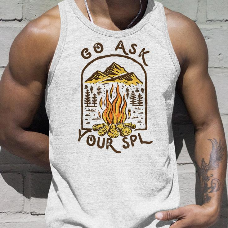 Camping Go Ask Your Spl Camper Gift Unisex Tank Top Gifts for Him