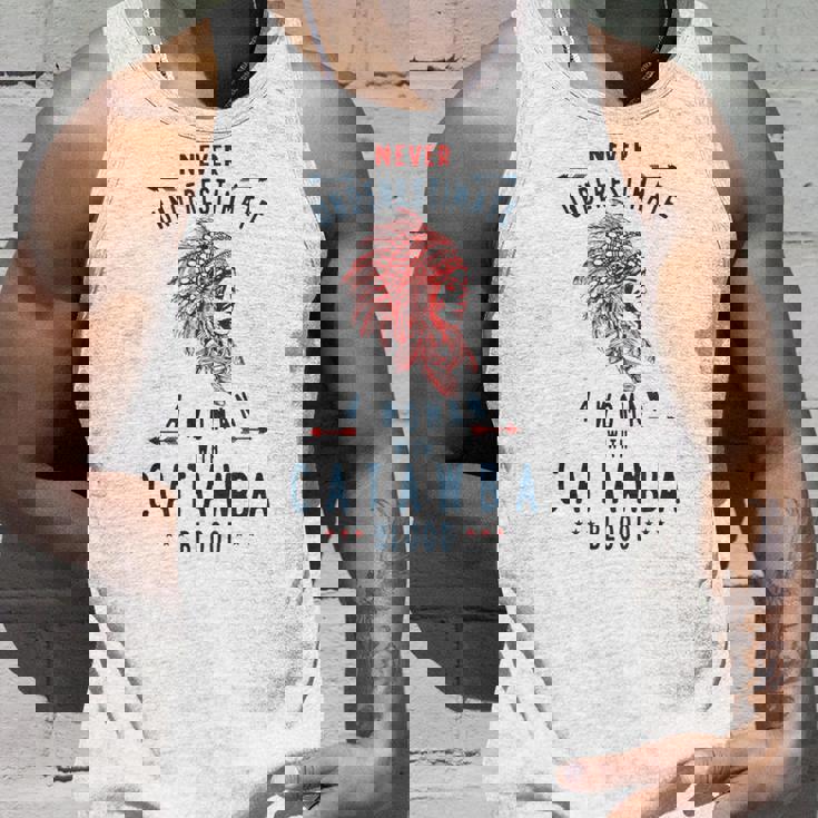 Catawba Native American Indian Woman Never Underestimate Native American Tank Top Gifts for Him