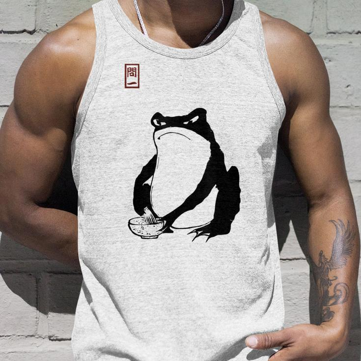 Cottagecore Japanese Frog Unisex Tank Top Gifts for Him