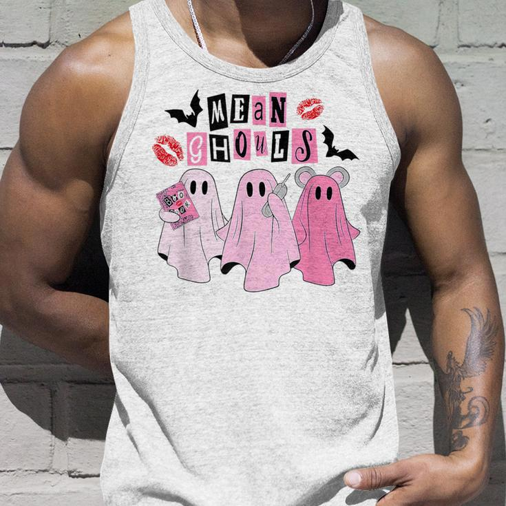 Cute Ghost Mean Ghouls Halloween Costume Spooky Season Tank Top Gifts for Him