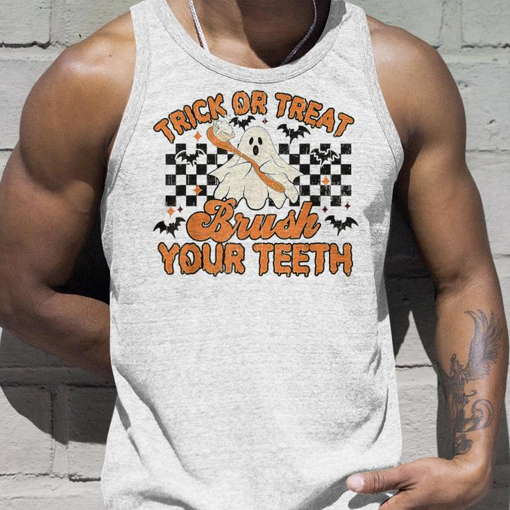 Dentist Trick Or Treat Brush Your Th Halloween Costume Tank Top Gifts for Him