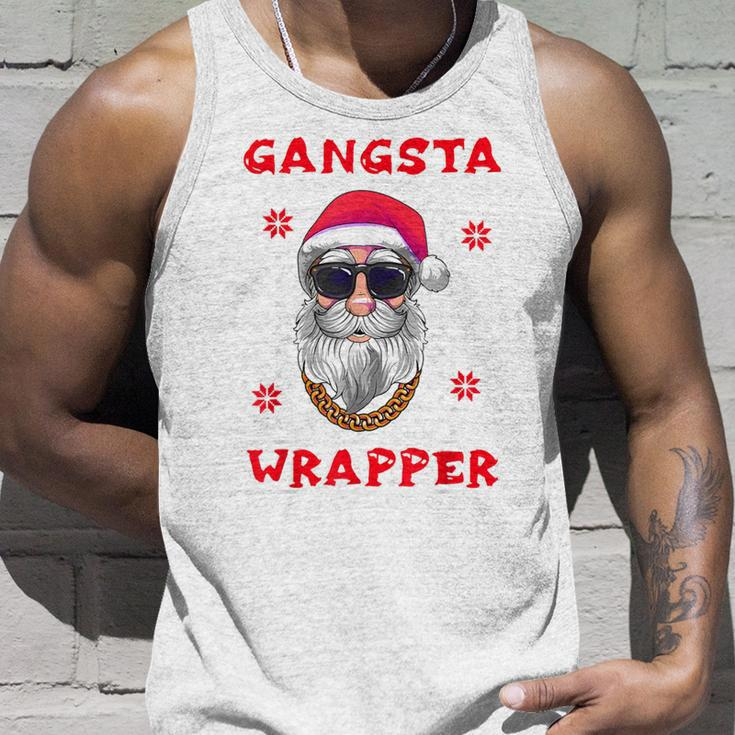 Gangsta Wrapper Ugly Christmas Sweater Tank Top Gifts for Him