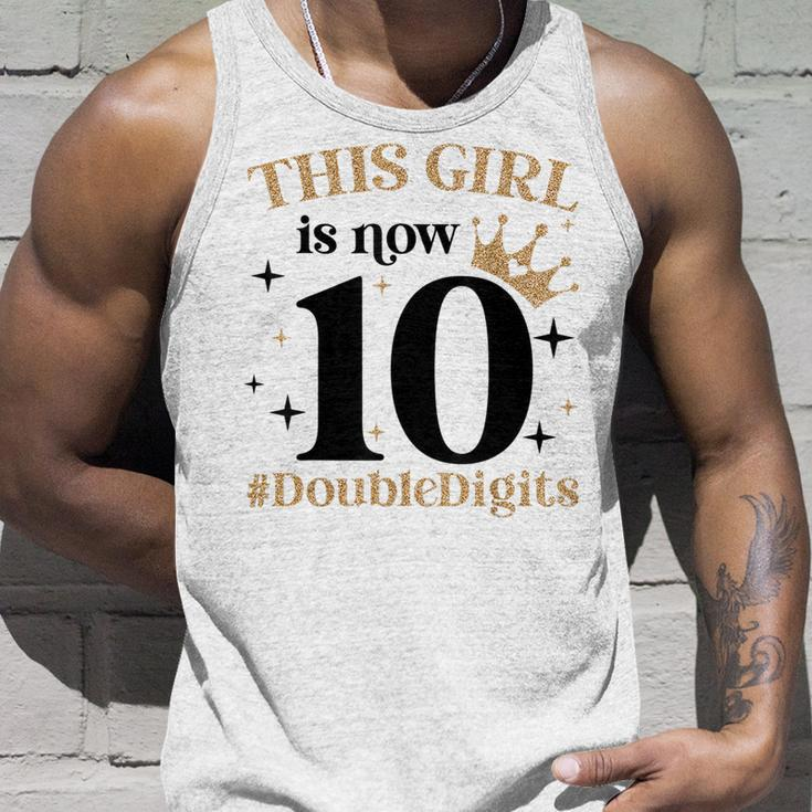 This Girl Is Now 10 Double Digits 10 Year Old Girl Birthday Tank Top Gifts for Him