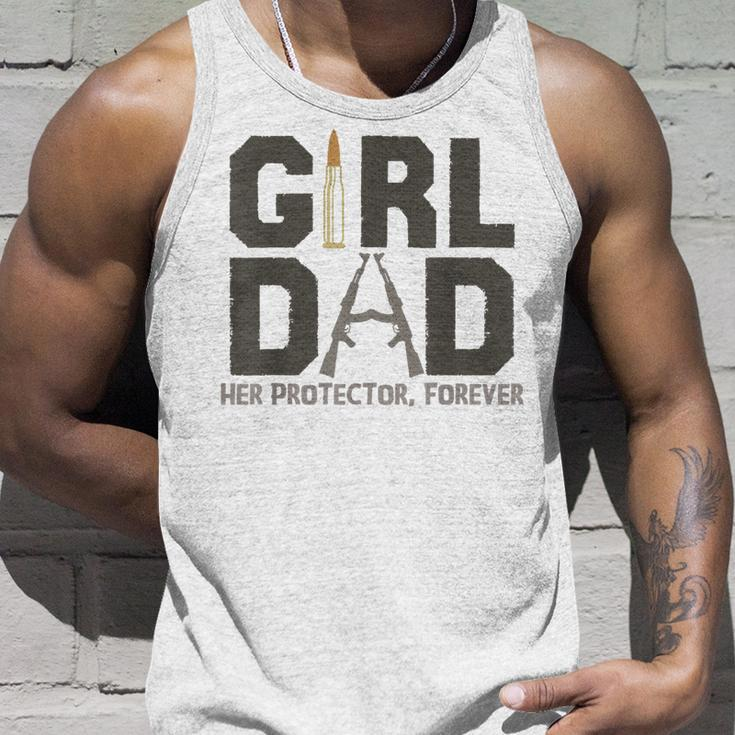 Girl Dad Her Protector Forever Fathers Day Fathers Day Tank Top Gifts for Him