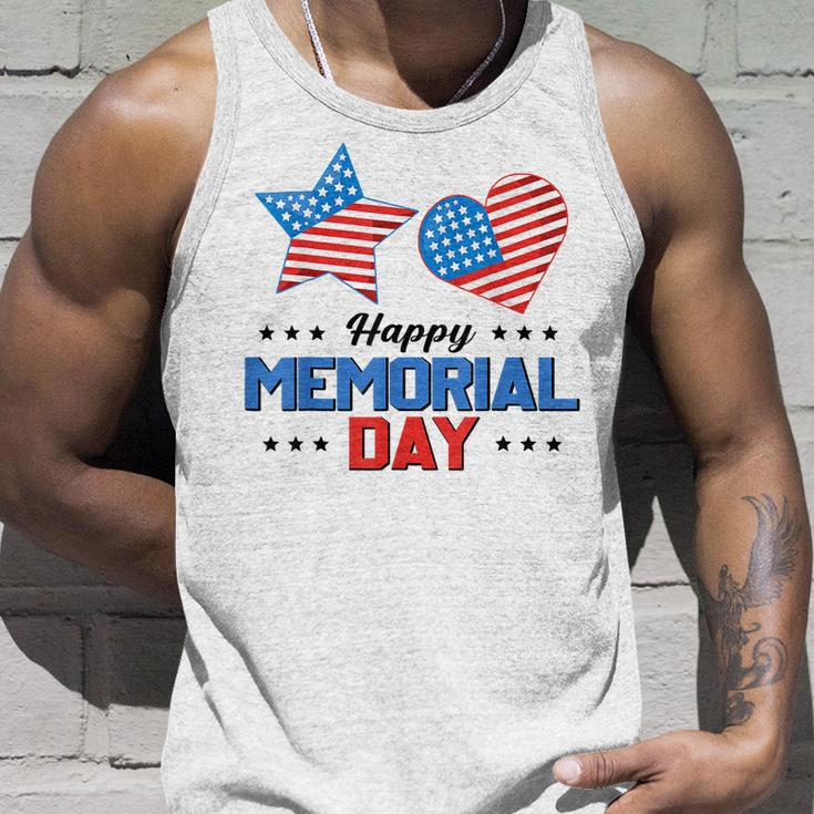 Happy Memorial Day 4Th Of July American Flag Patriotic Unisex Tank Top Gifts for Him
