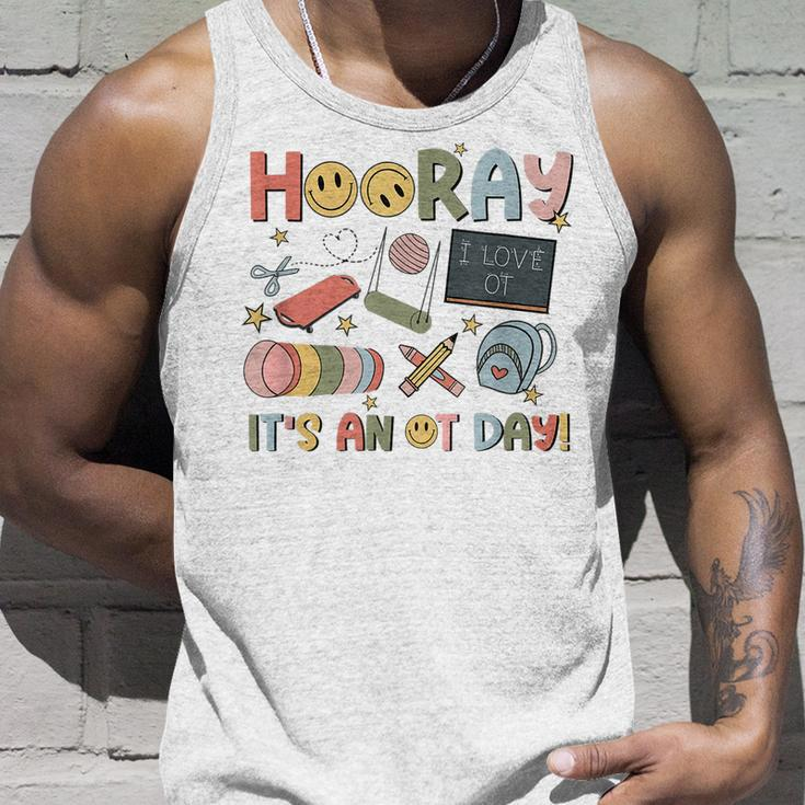 Hooray It’S An Ot Day Occupational Therapy Back To School Tank Top Gifts for Him