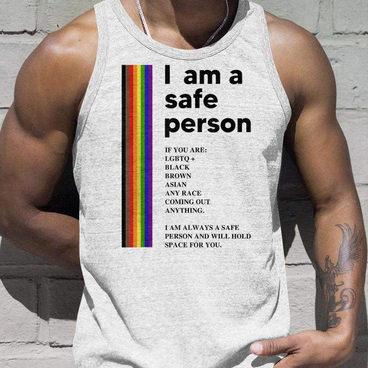 I Am A Safe Person Ally Lgbt Proud Gay Lesbian Lgbt Month Unisex Tank Top Gifts for Him