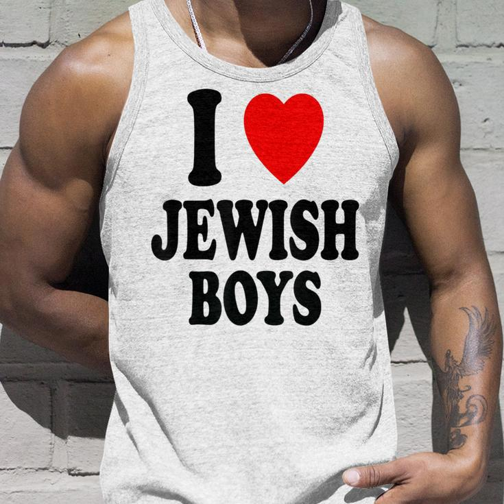 I Heart Love Jewish Boys Hebrew Israel Attraction Unisex Tank Top Gifts for Him