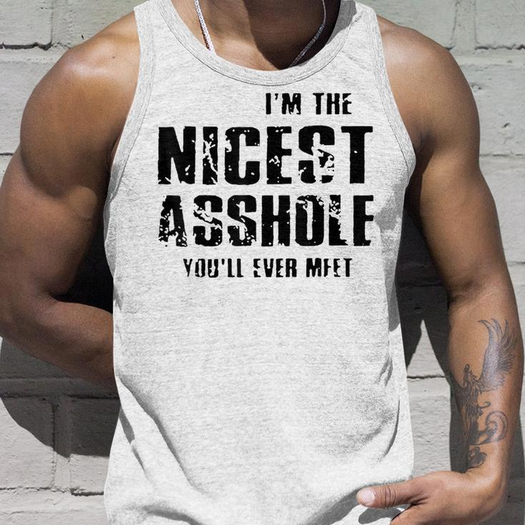 I'm The Nicest Asshole You'll Ever Meet Tank Top Gifts for Him