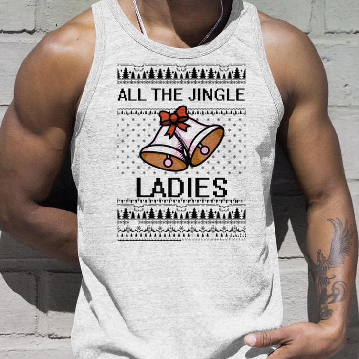 All The Jingle Ladies Ugly Christmas Sweaters Tank Top Gifts for Him