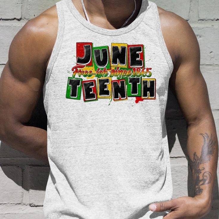 Junenth Free-Ish Since 1865 Black Proud African Melanin Unisex Tank Top Gifts for Him