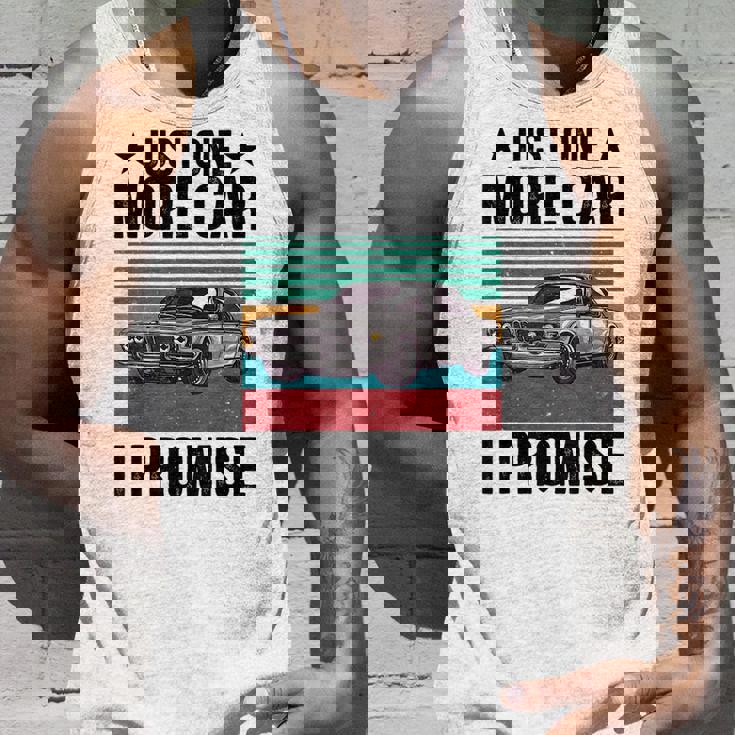 Just One More Car I Promise Vintage Car Lover Mechanic Mechanic Tank Top Gifts for Him