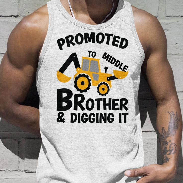 Kids Promoted To Middle Brother Baby Gender Celebration Unisex Tank Top Gifts for Him