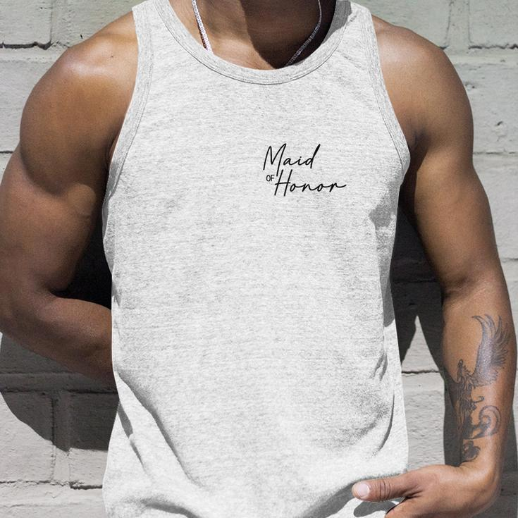 Maid Of Honor Gifts For Wedding Day Proposal Matron Of Honor Unisex Tank Top Gifts for Him
