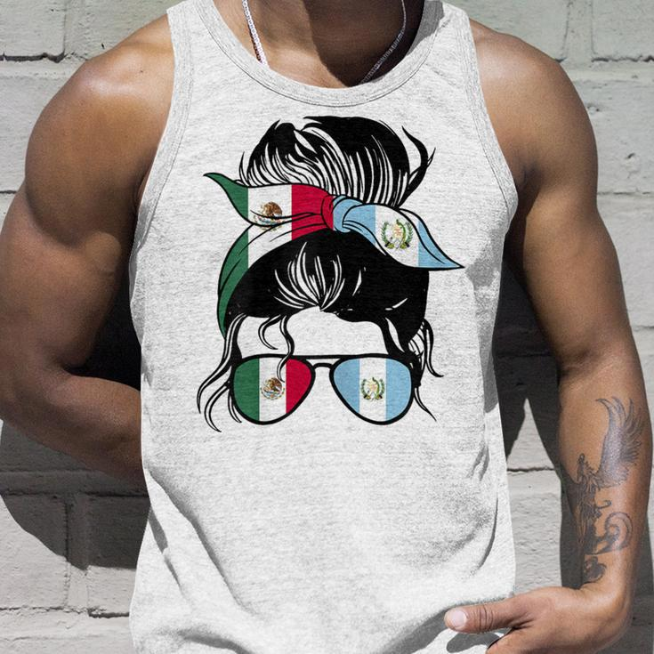 Mexico And Guatemala Mix Half Mexican And Half Guatemalan Tank Top Gifts for Him
